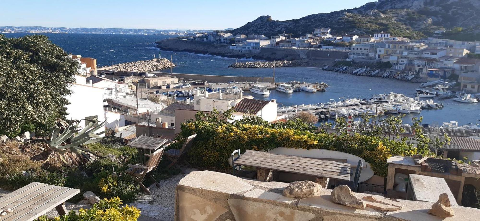 Cabanon Vue Mer Et Calanques Les Goudes Marseilles Buitenkant foto