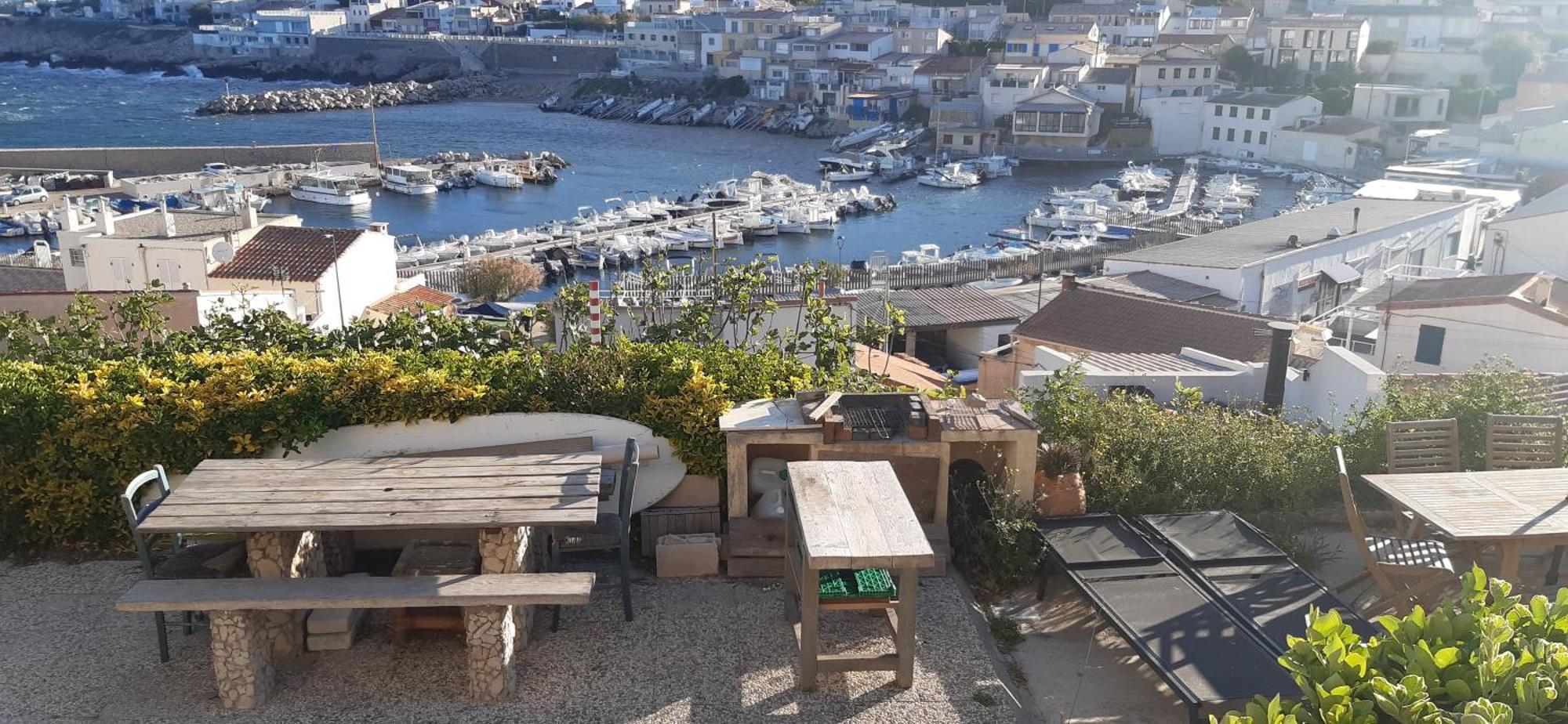 Cabanon Vue Mer Et Calanques Les Goudes Marseilles Buitenkant foto
