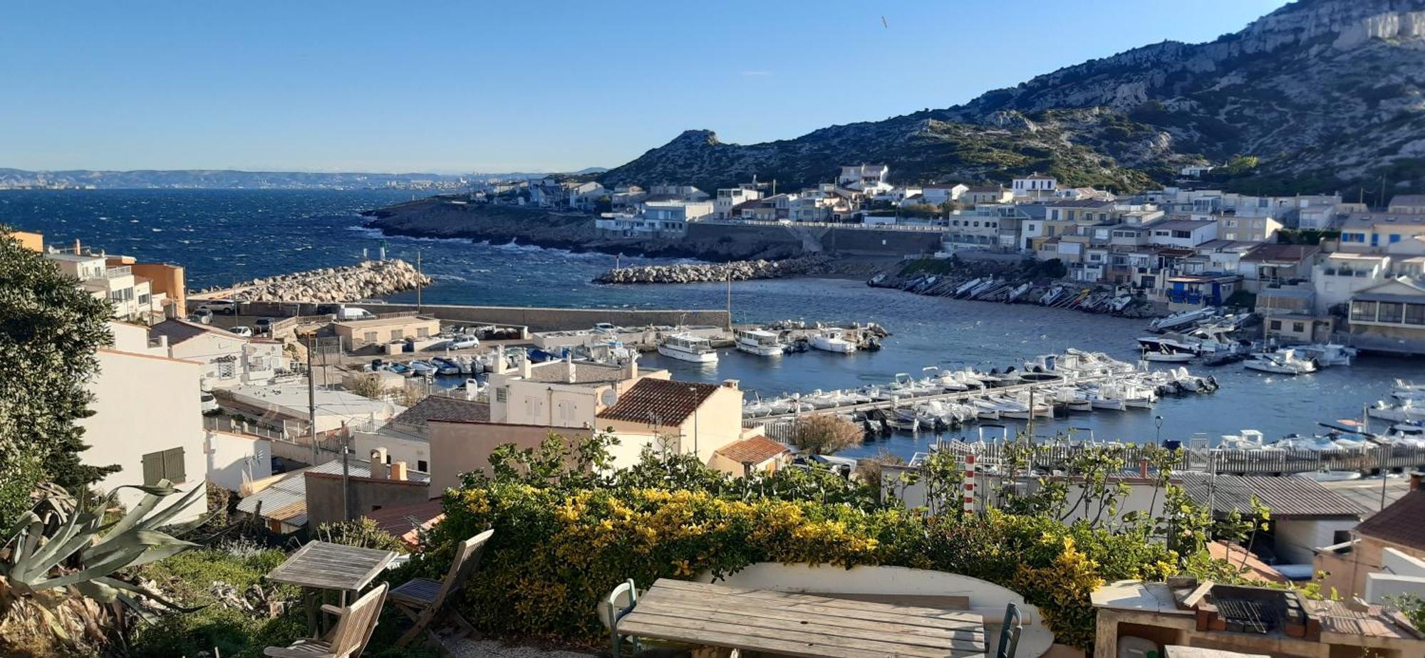Cabanon Vue Mer Et Calanques Les Goudes Marseilles Buitenkant foto